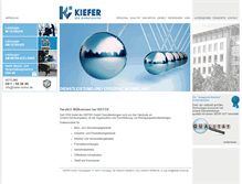 Tablet Screenshot of kiefer-online.de